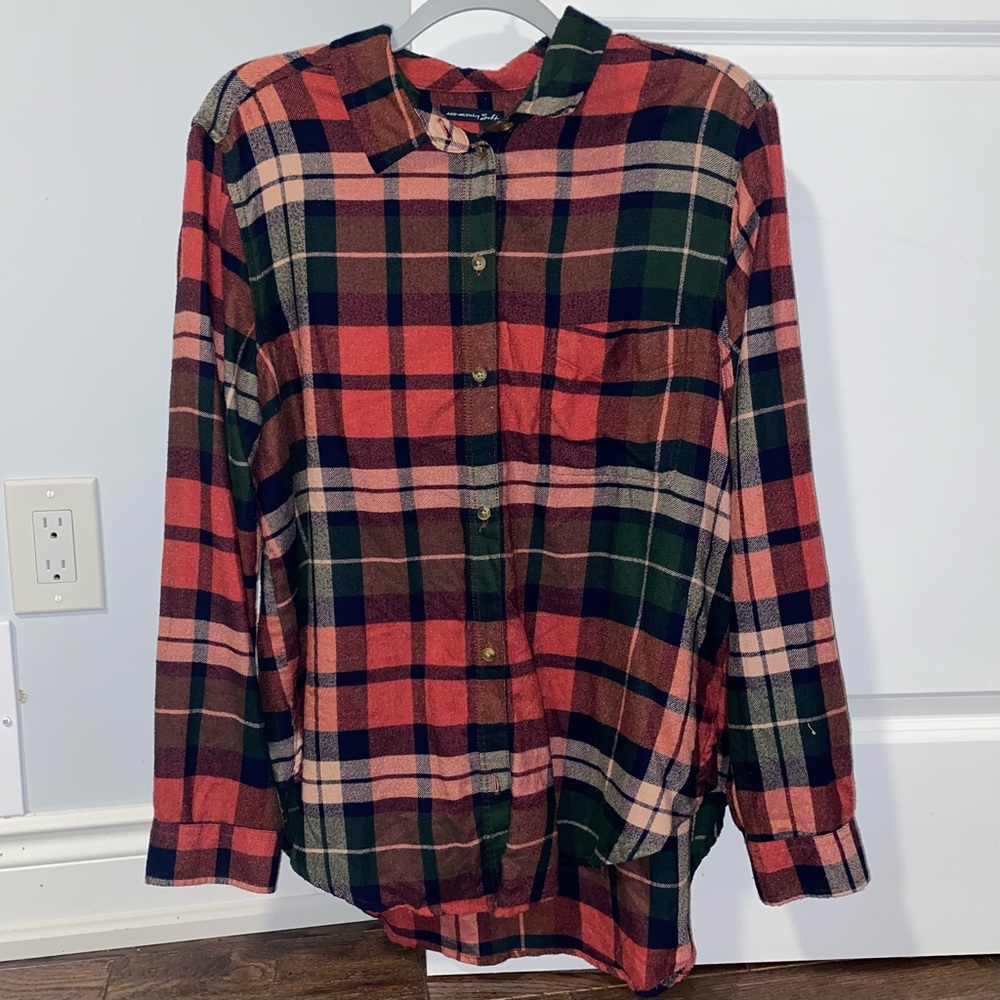 American Eagle Women’s Plaid Top
